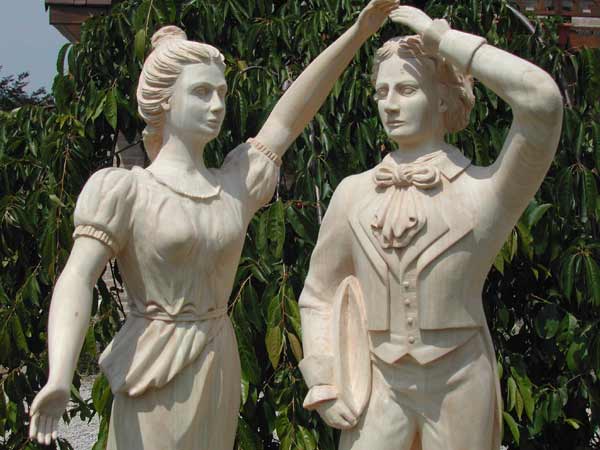 detail dansende koppel